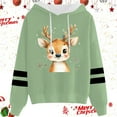 thumbnail image 2 of WILLBEST Sudadera Oversize para Mujer con Estampado Navideño Informal y Cordón Ajustable XX-Grande, 2 of 3