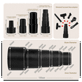 12PCS Universal Vacuum Attachments 11/4In Cleaners Accessories Brush