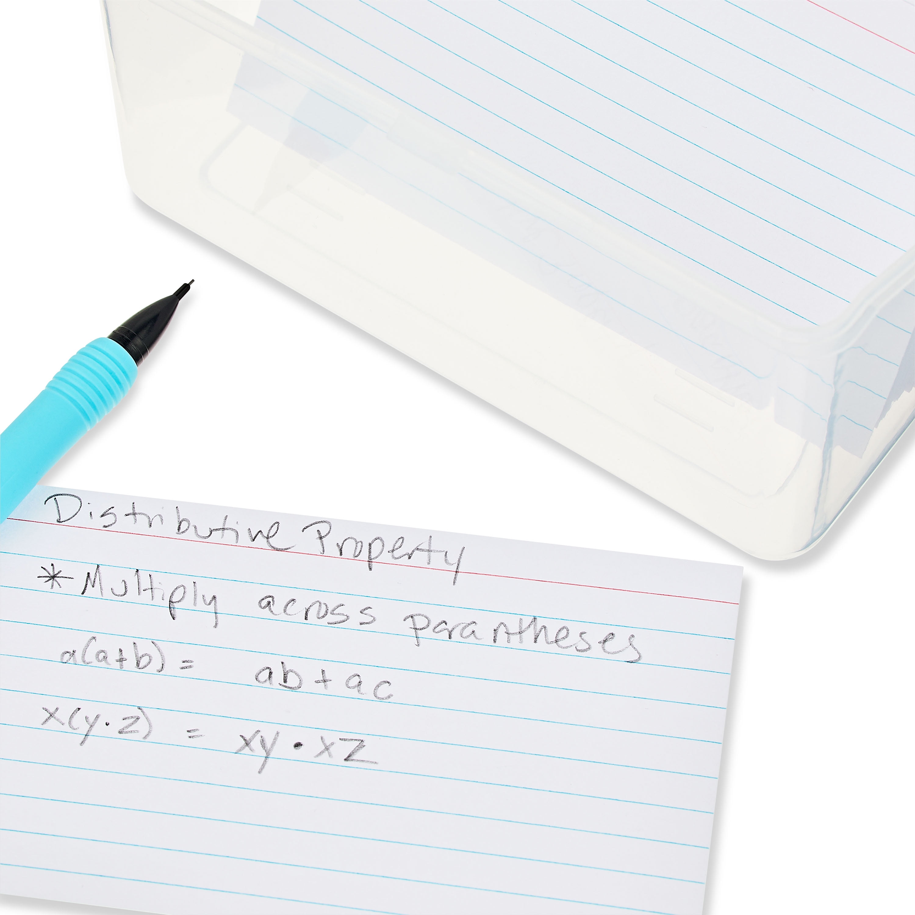 Pen+Gear Ruled Index Cards, White, 300 Count, 3" x 5"