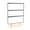 Black, variant on Earring Storage Display Rack 66Holes Modern Durable for Bathroom Shop Vanity Black