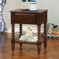 thumbnail image 1 of Benzara BM122975 Lindsey Style Transitionnel Nuit Stand&44; Expresso, 1 of 1