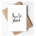 thumbnail image 1 of You Are So Loved Quote Style Greeting Cards You are Invited Invitations, 1 of 4