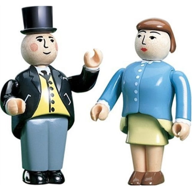 wooden railway lady