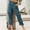 Navy, variant on Wiyuqeen Womens Straight Leg Capris Casual Button-up High Waist Cotton Pants Summer Trendy Solid Loose Fit Crop Pants with Pockets