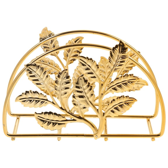 Basket Napkin Storage Rack Leaf Design Holder Hotel Banquet