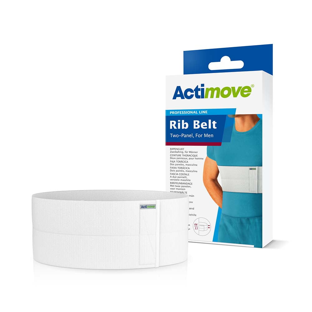 Actimove Professional TwoPanel Rib Belt For Men Elastic Chest Wrap