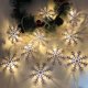 thumbnail image 4 of Caja de batería LED Navidad copo de nieve blanco cadena de luces árbol de Navidad muñeco de nieve colgante vacaciones decoración del hogar Wmkox8yii  gf8215, 4 of 7