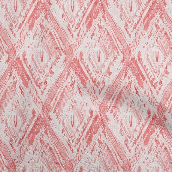 oneOone Cotton Poplin Dark Peach Fabric Abstract Quilting Supplies Print Sewing Fabric By The Yard 42 Inch Wide