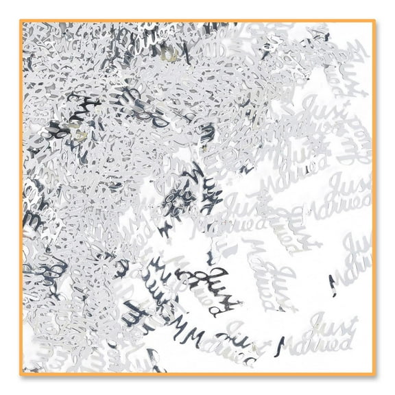 6 Pack Beistle Just Married Confetti (0.5 Oz/Pkg)