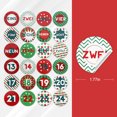 thumbnail image 2 of 24 Pieces Candy Bags Set Christmas Advent 5 2 4 3 Countdown Calendar Gift Pouches Drawstring Burlap Snacks Organizers Decoration, 2 of 8