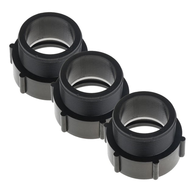 3x Adaptador de Válvula de Contenedor IBC de Plástico de 2 Pulgadas, Accesorio de IBC para Manguera for for for BSP, Rosca ,
