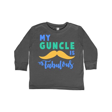 

Inktastic my guncle is fabulous Gift Toddler Boy or Toddler Girl Long Sleeve T-Shirt