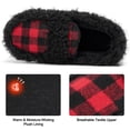thumbnail image 6 of Ecetana Womens Fuzzy Slippers Memory Foam Closed Back Non-Slip House Slippers for Women, 6 of 8