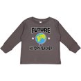 thumbnail image 3 of Inktastic Future History Teacher Boys or Girls Long Sleeve Toddler T-Shirt, 3 of 5