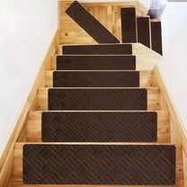 LAMIRO Stairs Treads Non Slip Stair Carpet, Outdoor Nonslip Stair Treads, Step Pads for Stairs Outdoor Step Mats, Non Slip Outdoor Stairs Treads, 30x8in