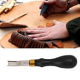 thumbnail image 4 of Biseladora De Cuero, Fácil De Operar, Biseladora Profesional De Borde Ancho De Cuero, Mango De Madera De ébano, Portátil Para Afeitar El Grosor Del Cuero ANGGREK 10 mm, 4 of 8
