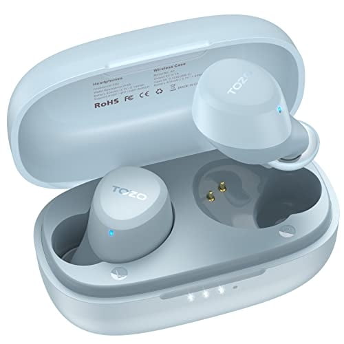 Audífonos Inalámbricos Mini TOZO A1 Bluetooth 5.3, Ligeros con Micrófono, Impermeables IPX5, Sonido Premium