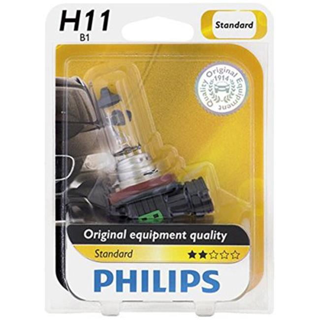 Maestro budget aktivitet Philips H11 12362 Standard Halogen Headlight Automotive lamp bulb - Pack of  1 - Walmart.com
