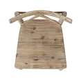 thumbnail image 6 of Bowery Hill Solid Wood Natural Bar Stool Chair Square 39" Unassembled, 6 of 11