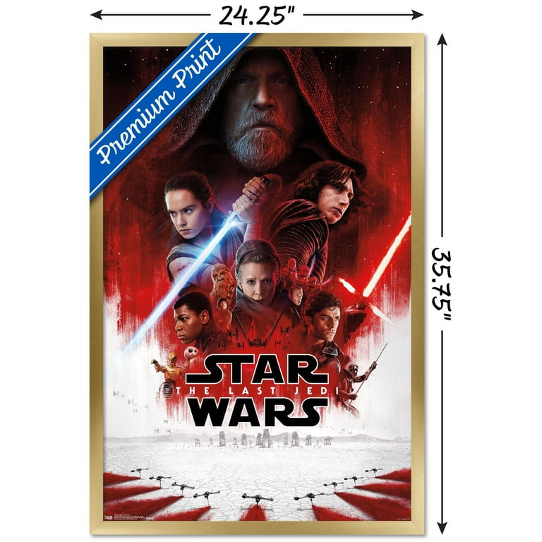 Star Wars: The Last Jedi - One Sheet Wall Poster, 22.375