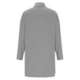 thumbnail image 6 of ClodeEU Women's Cowl Neck Long Sleeve Sweatshirts ,Fall Fashion Lightweight Pullovers Gray,Womens Plus XXL, 6 of 6