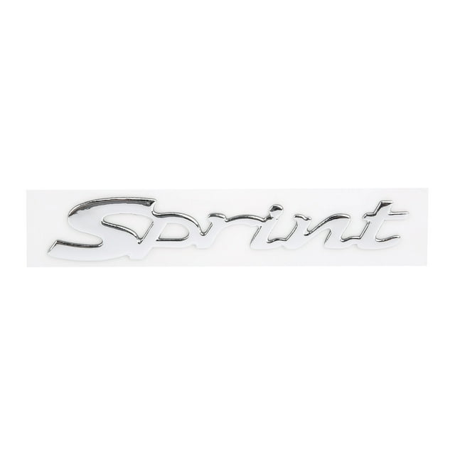 Badges Sticker, Emblem Decal Peel And Paste Rear Trunk For Modification Black,Silver