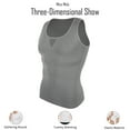 thumbnail image 1 of Mens Body Shaper Belly Control Shapewear Man Shapers Modeling Underwear Waist Trainer Corrective Posture Slimming Vest Corset Sleeveless Gray 3XL, 1 of 6