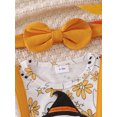 thumbnail image 4 of Suealasg Newborn Girl Romper +Headband 2Pcs Baby Girls Halloween Clothes 3 6 9 12 18 Months Infant Girls Long Sleeve Ghost Embroidery Romper, 4 of 8