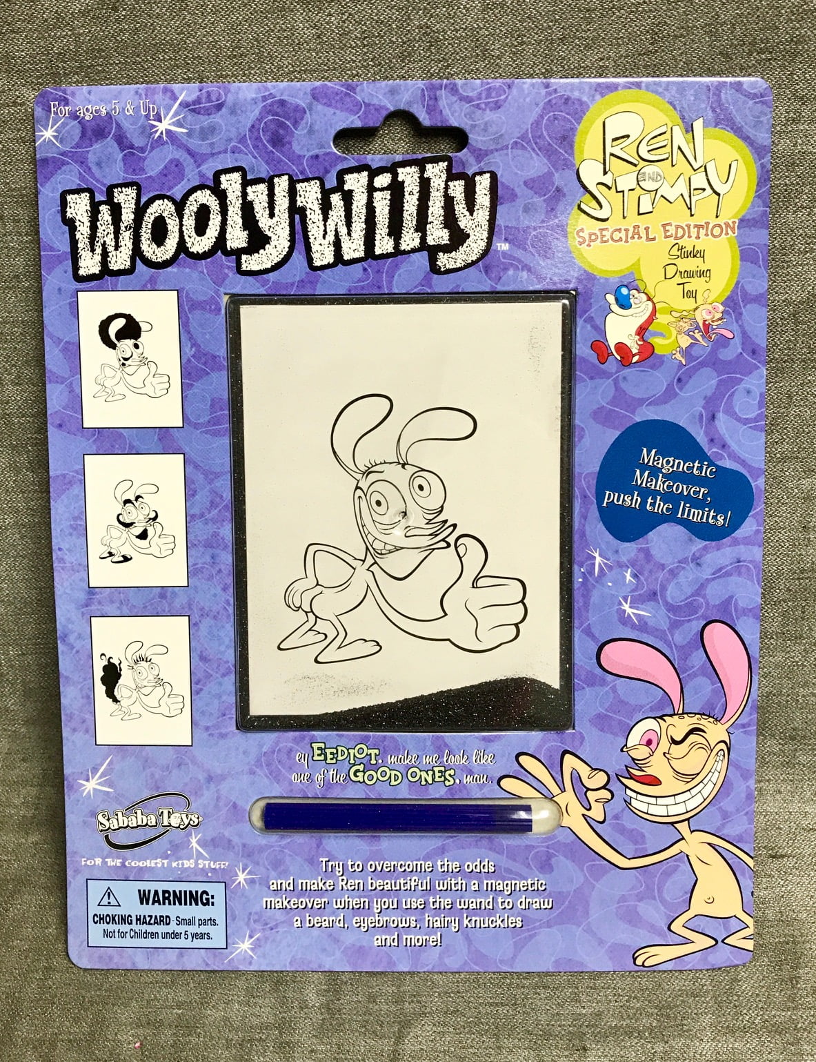 REN from Ren & Stimpy Wooly Willy Magnetic Drawing Toy