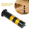 thumbnail image 2 of 2pcs Parking Barriers Driveway Security Post Barrier Safety Bollards Traffic Warning Column, 2 of 7