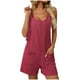 thumbnail image 1 of Camisetas Cortas para las Mujeres sin Mangas Cuello Redondo Sólido con Bolsillos, Casual una Pieza Romper Poliéster, 1 of 1