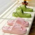 thumbnail image 6 of Pillow Slippers for Women Men Indoor Outdoor Non Slip House Sliders Bathroom Shower Slip-On Sandals, 6 of 7
