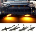 thumbnail image 4 of Labymos 4 PCS Smoked Amber white Front Grille Lights Kits Replacement For Toyota 4Runner TRD, 4 of 7