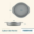 thumbnail image 5 of Farberware GoldenBake Bakeware Nonstick Round Cake Pan Set, 2-Piece, Gray, 5 of 11
