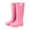 Pink, variant on Women High Rain Boots Pvc Waterproof Comfort Insole Shoes For Hiking Beach Fishing Gardening Outdoor, Khaki