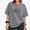 Grey-2, variant on Women's Reading Labrador Dog Just One More Chapter Graphic Short Sleeve T-shirt Relaxed Casual Top