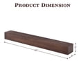 "60"" Modern Wood Mantel Shelf, Rectangle Fireplace Floating Shelf for