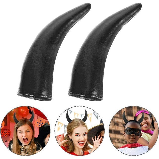 Diadema de cuernos de diablo, cuerno de buey, tocado de cuernos de toro, diadema de cuerno de oveja, tocado de cosplay, cuerno de buey, accesorios para el cabello, disfraz de Halloween, tocado de