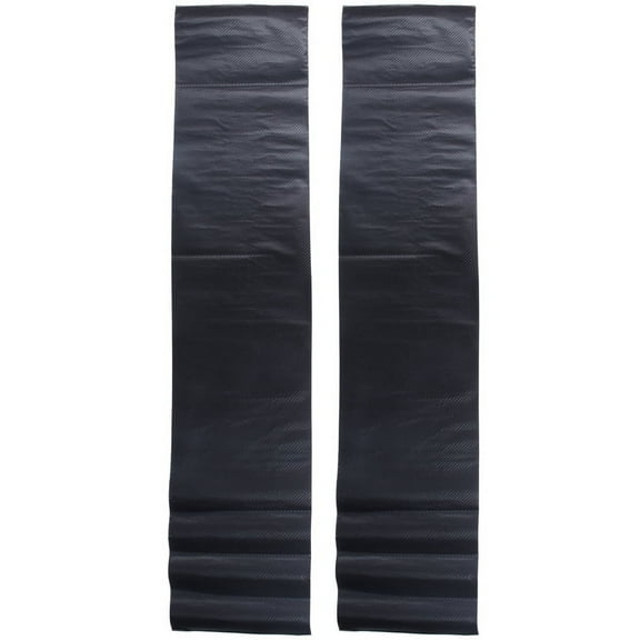 2X DIY 30X127 3D Carbon Fiber Decal Vinyl Film Wrap Roll Adhesive Car Sticker Sheet Black