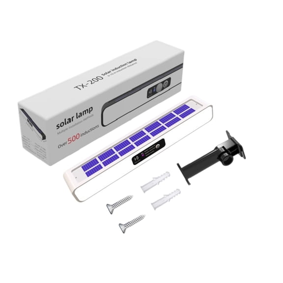 Solar Warning Light Wall Lamps Solar Deck Lighting Plastic Texture Suitable for Outdoor Use Garden and Wall Areas