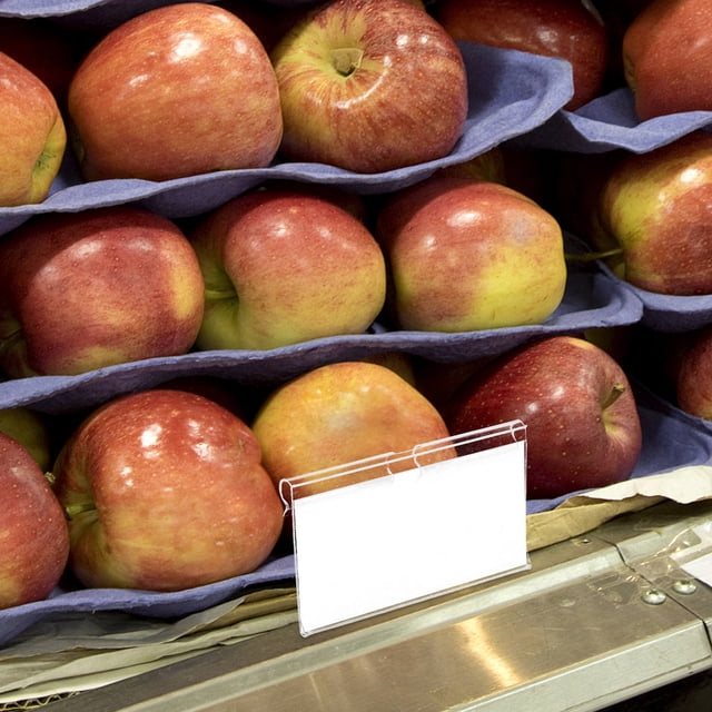 BESTYASH 10Ud Soporte De Etiquetas Transparente Para Estantes Con Gancho Ideal Para Supermercados