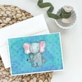 thumbnail image 2 of Blue Elepant Watercolor Greeting Cards and Envelopes Pack of 8, 2 of 2