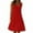Z Red2, variant on Jophufed Women's Plus Size Summer Dresses Fashion Holiday Summer Solid Color Sleeveless Party Beach Dress