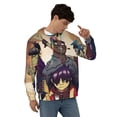 thumbnail image 4 of Gorillaz Men's Hoodie With Color Drawstrings Sweatshirt Hooded Pullover Print Winter Coat Jacket Medium, 4 of 9