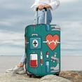 thumbnail image 7 of Pofeuu Medical Elements Print Luggage Suitcase Cover Protector Luggage Washable Covers Aesthetic for 18/24/28/32 inch Luggage（No luggage included）-Large, 7 of 7