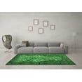 thumbnail image 3 of Ahgly Company Indoor Square Persian Emerald Green Traditional Area Rugs, 8' Square, 3 of 4