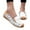 White, variant on Vintage Penny Loafers Flats for Women Wide Boho Flat Casual Walking Driving Work Slip on Shoes