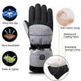 thumbnail image 2 of Winter Thermal Heated Gloves Waterproof 4000mAh Rechargeable Electric Heated Gloves For Ski Climbing Heating Gloves(3 Heating Settings), 2 of 7