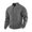 Gray, variant on DPTALR George Men's Casual Solid Color,Lapel,Long Sleeve Loose Jacket With Zipper And Pockets,Navy,Big and Tall Man M