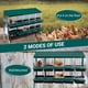 thumbnail image 5 of 10 - compartment chicken nesting box: metal - leg roll - away design con lid to protect eggs, 5 of 6